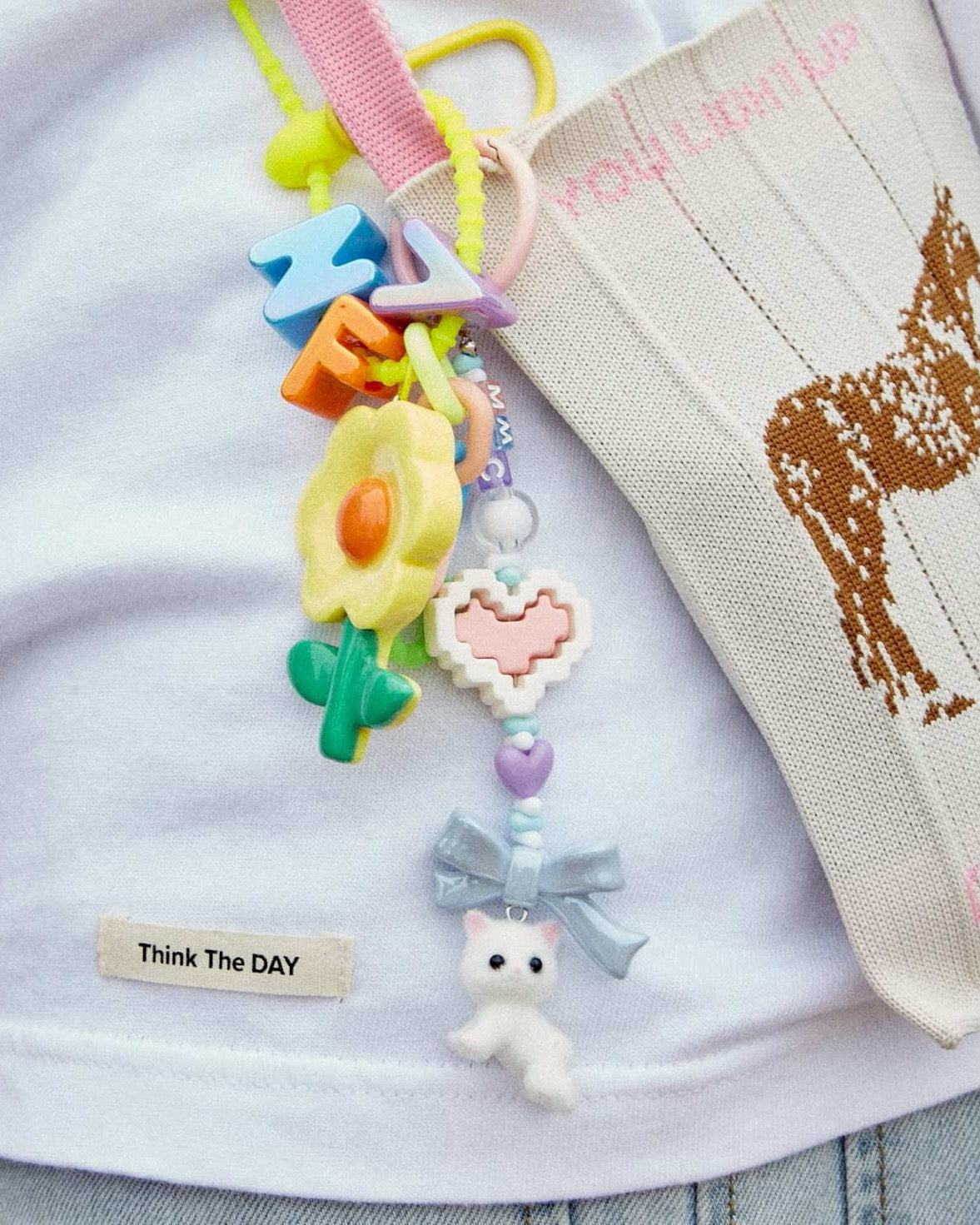 Lovesome Pixel Heart Charm