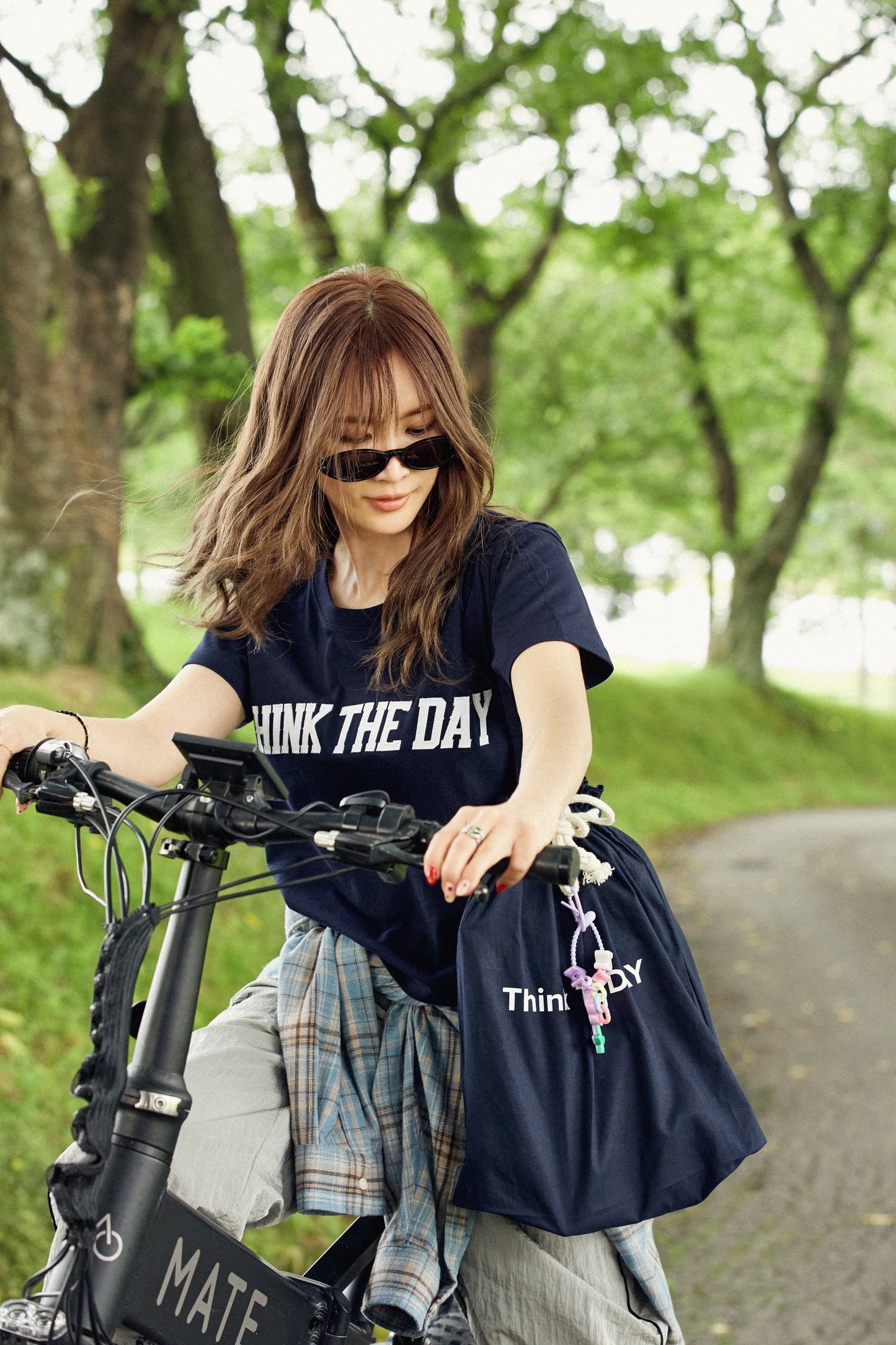 コットン巾着バッグ