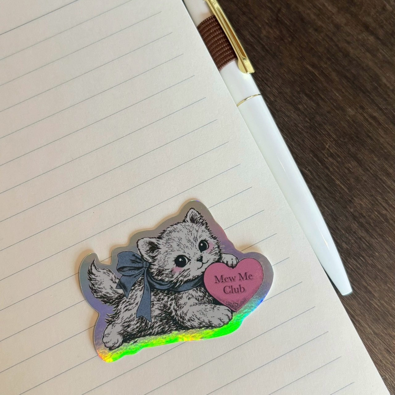 【Mew Me Club】1st Anniversary Cat Aurora Sticker