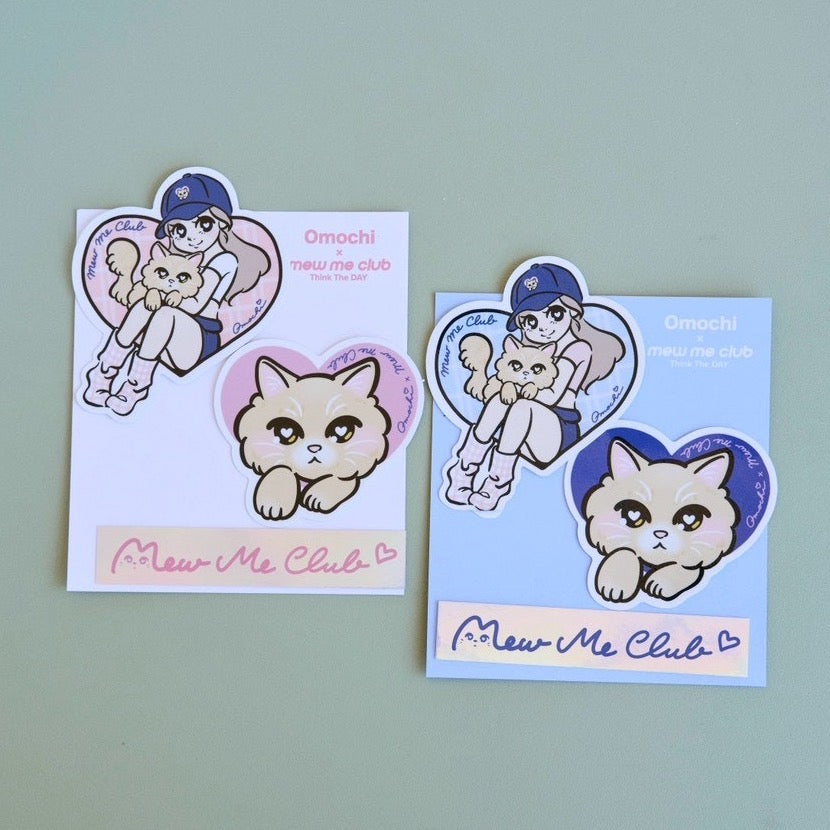 【Omochi × Mew Me Club Collaboration item 】ステッカーセット