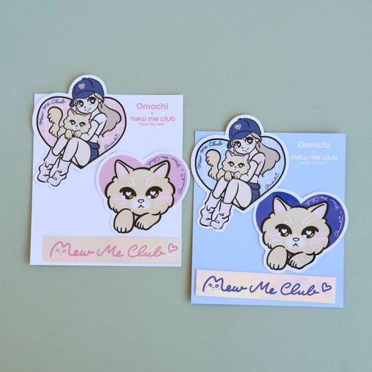 【Omochi × Mew Me Club Collaboration item 】ステッカーセット