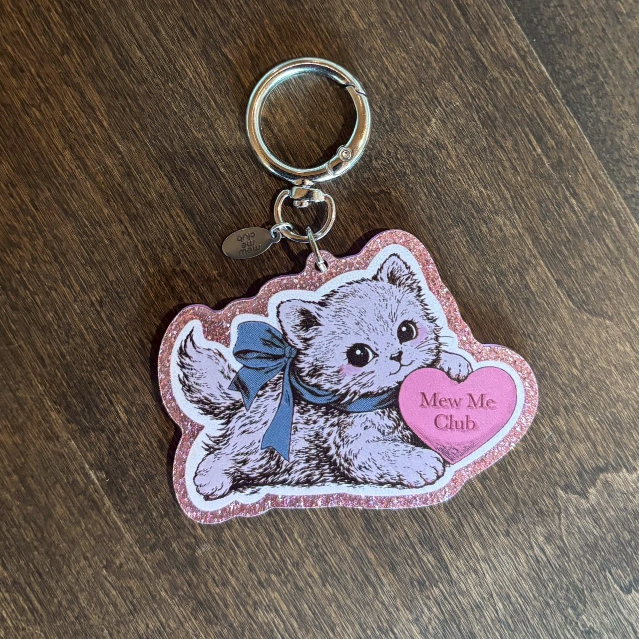 【Mew Me Club】1st Anniversary Cat Glitter Keychain