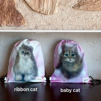 【Mew Me Club】Cat Drawstring Bag