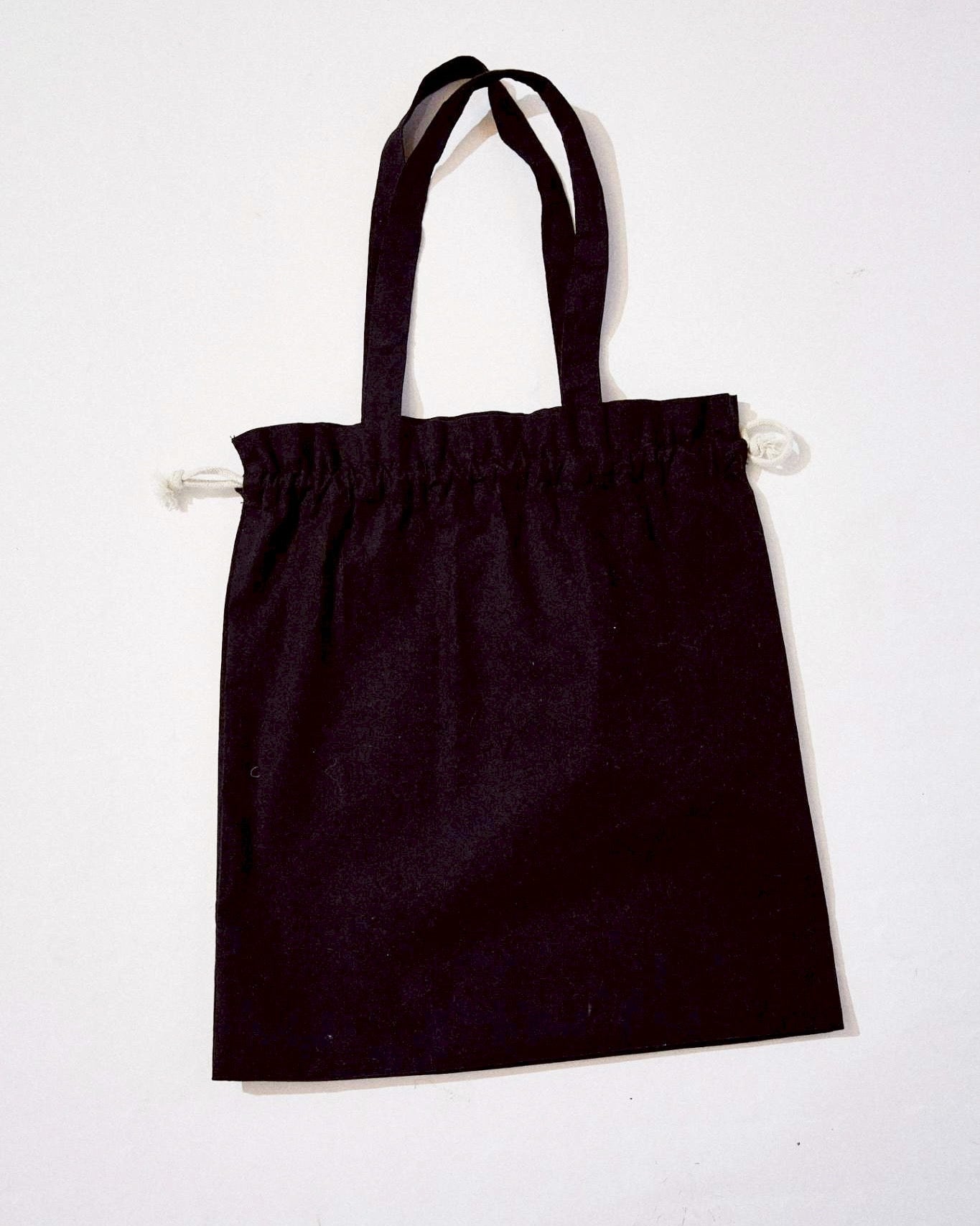 コットン巾着バッグ