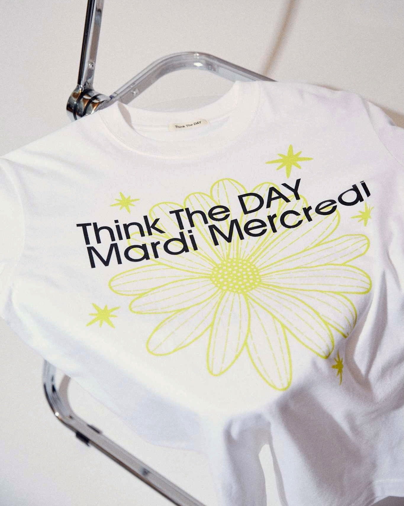 【MARDI MERCREDI×Think The DAY限定コラボ】Tシャツ