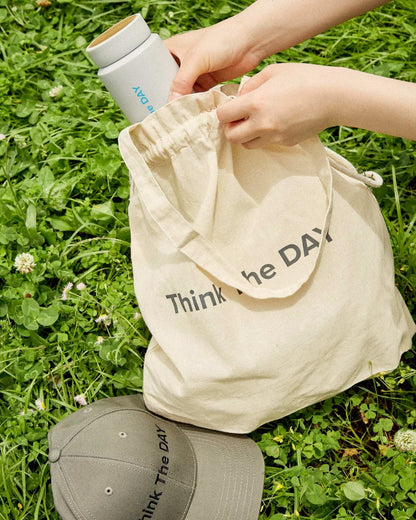 コットン巾着バッグ