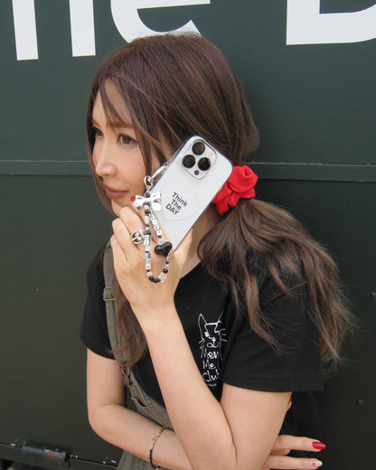 Sweet Letter Beaded Strap(Think The DAY)