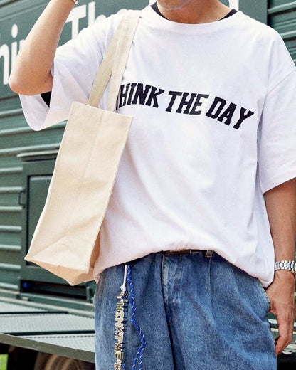 Think The DAYコットントートバッグ
