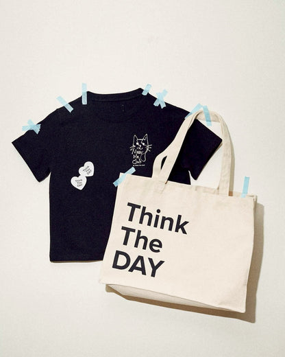 Think The DAYコットントートバッグ
