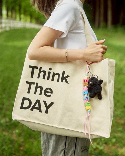 Think The DAYコットントートバッグ