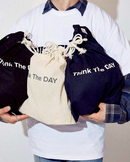 コットン巾着バッグ