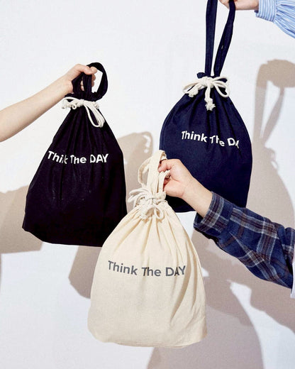 コットン巾着バッグ