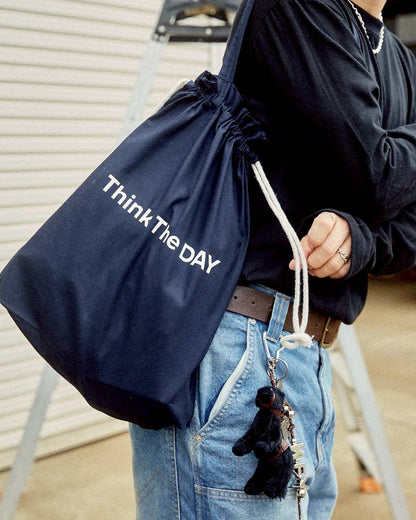 コットン巾着バッグ